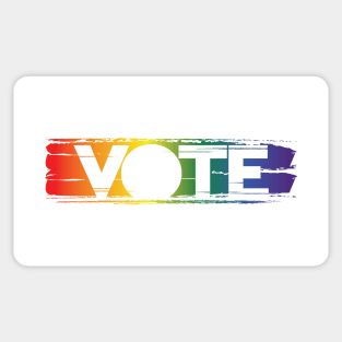 Vote Gay Pride Sticker